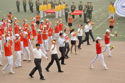 我院2013年春季運動會隆重開幕