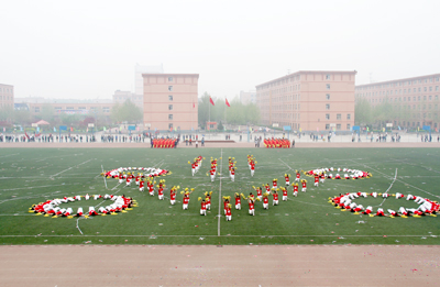 中國地質大學長城學院2012年春季運動會隆重開幕
