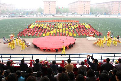 中國地質大學長城學院2012年春季運動會隆重開幕