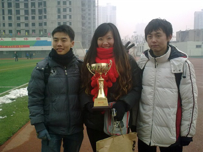 我院足球隊榮獲2011“李寧杯”中國大學生足球賽河北賽區季軍