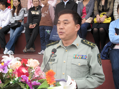 我院10級新生軍訓結營式暨開學典禮隆重舉行