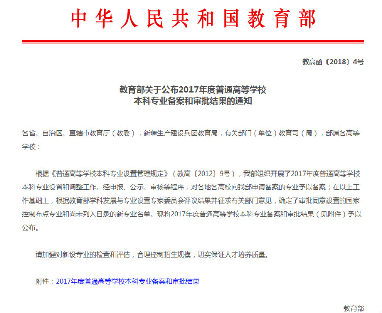 我校新增人力資源管理、建筑學兩個本科專業