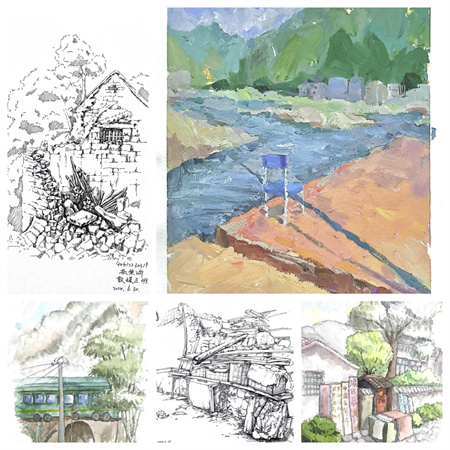保定理工理工學院藝術學院數字媒體藝術專業寫生：用藝術描繪自然之魂