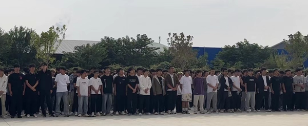 安全教育|保定理工學院|管理學院|消防演練筑防線，新生技能展風采