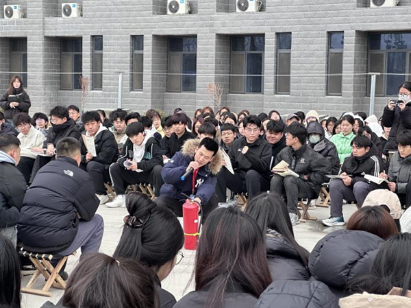 養成教育|保定理工學院|管理學院|消防安全，從我做起