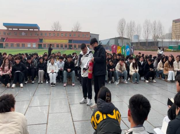 養成教育|保定理工學院|管理學院|消防安全，從我做起