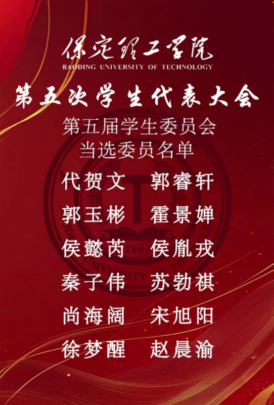 學(xué)代會(huì)——保定理工學(xué)院第五次學(xué)生代表大會(huì)圓滿(mǎn)落幕