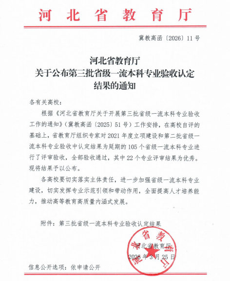 喜報！保定理工學院電子信息工程專業順利通過 河北省第三批省級一流本科專業驗收