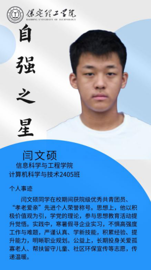 資助育人┃自立逐夢展芳華，自強奮進寫人生-保定理工學(xué)院“自強之星”風(fēng)采展