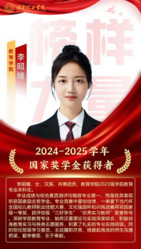 榜樣引領(lǐng)┃國(guó)家獎(jiǎng)學(xué)金獲得者風(fēng)采展示  （第二期）