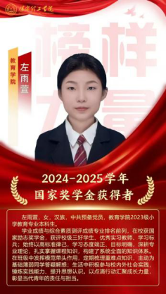 榜樣引領┃國家獎學金獲得者風采展示   （第三期）