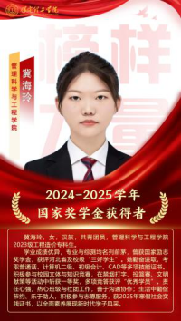 榜樣引領(lǐng)┃國家獎學金獲得者風采展示   （第八期）