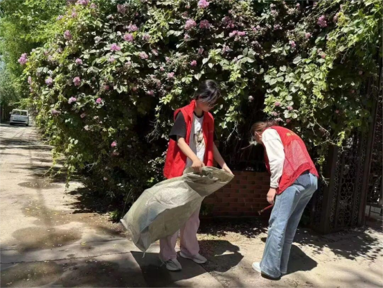 踐行勞動精神，奉獻青春力量——會計學院開展社區勞動志愿服務活動